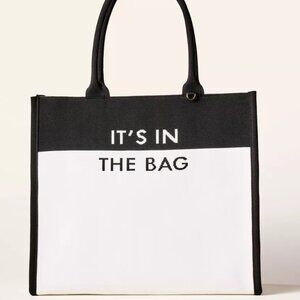 kate spade new york x Target Colorblock Knit Tote Bag - White/Black